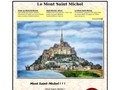 Portail et livre sur le Mont Saint Michel