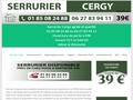 Serrurier Cergy - Professionnel qualifié 24h24 dès 39€