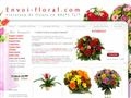 Reseau envoi-floral.com Expedition en 4 heures de fleurs et bouquet ronds a domicile