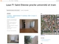 Appartement f1 à louer à Saint Etienne 42 université