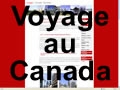 Voyage organisé au Canada