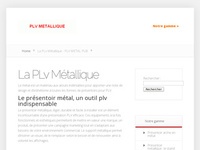 La PLv Métallique - PLV METAL PUB