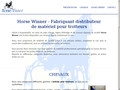 Horse Winner vente fabrication de matériel pour trotteur à Fervaques