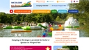 Étang du Bos camping Dordogne avec parc aquatique