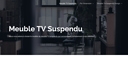 Meuble TV Suspendu