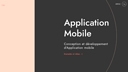 Mise au point d'applications mobiles personnalisées