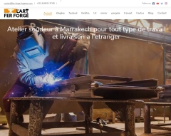 Fabrication chaise fer forgé